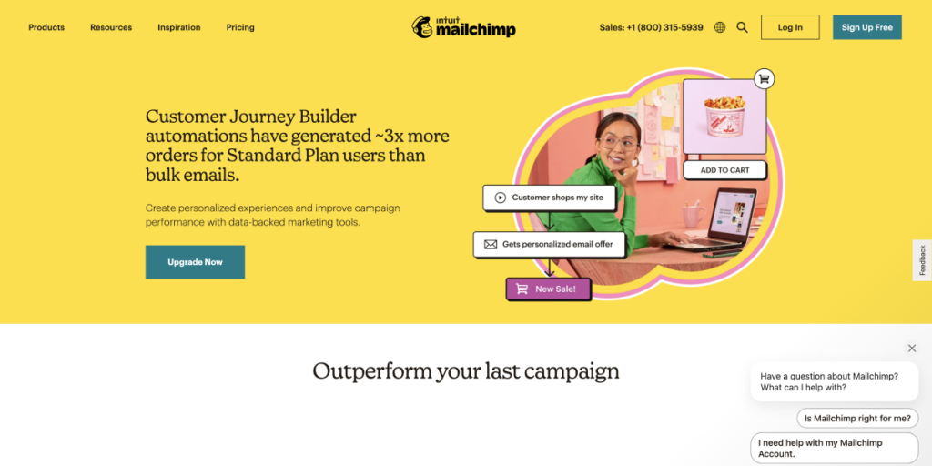 MailChimp - E-mail marketing zdarma